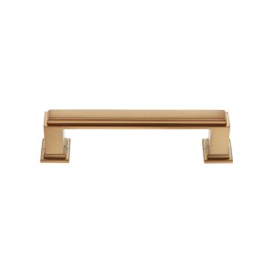 96 mm Marquee Pull in Satin Brass