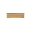 96 mm Marquee Cup Pull in Satin Brass
