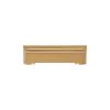 96 mm Marquee Cup Pull in Satin Brass