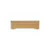 128 mm Marquee Cup Pull in Satin Brass