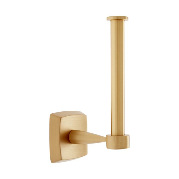 Serene Series Euro Paper Holder in Satin Brass