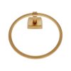 Serene Series Towel Ring in Satin Brass