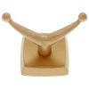 Serene Series Robe Hook in Satin Brass