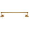 Serene Series Towel Bar in Satin Brass