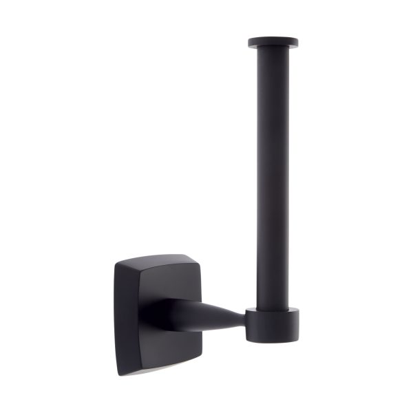 Serene Series Euro Paper Holder in Matte Black