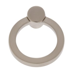 45 mm Round Ring Pull in Satin Nickel